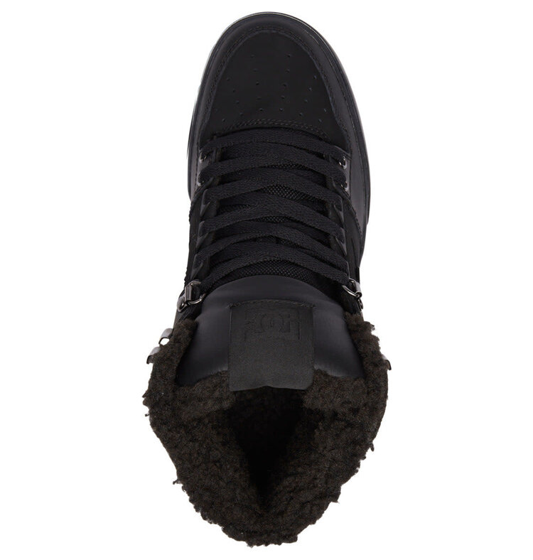 DC Dc Pure High-Top Winter (Mens) | Black/Black/Black