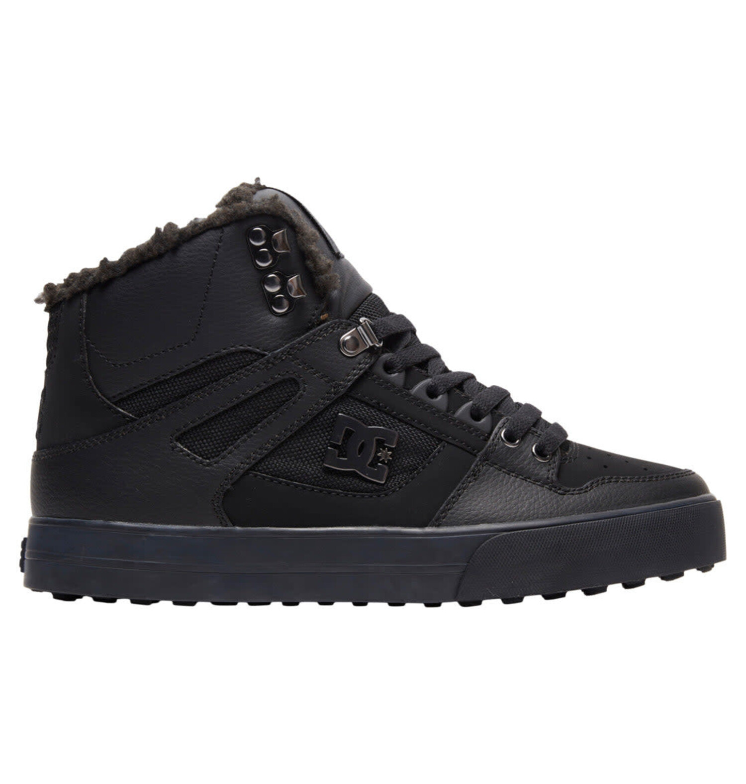 Dc Pure High Top Winter Mens Black Black Black S3 Boardshop
