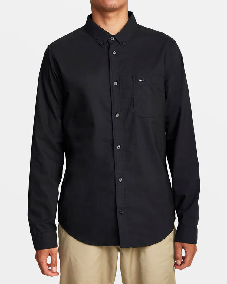 RVCA Rvca Thatll Do Stretch Ls Woven (Mens) | Black