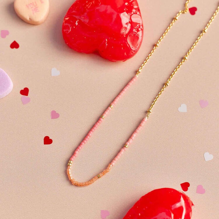 Pura Vida Pura Vida True Love Seed Bead Choker | Gold