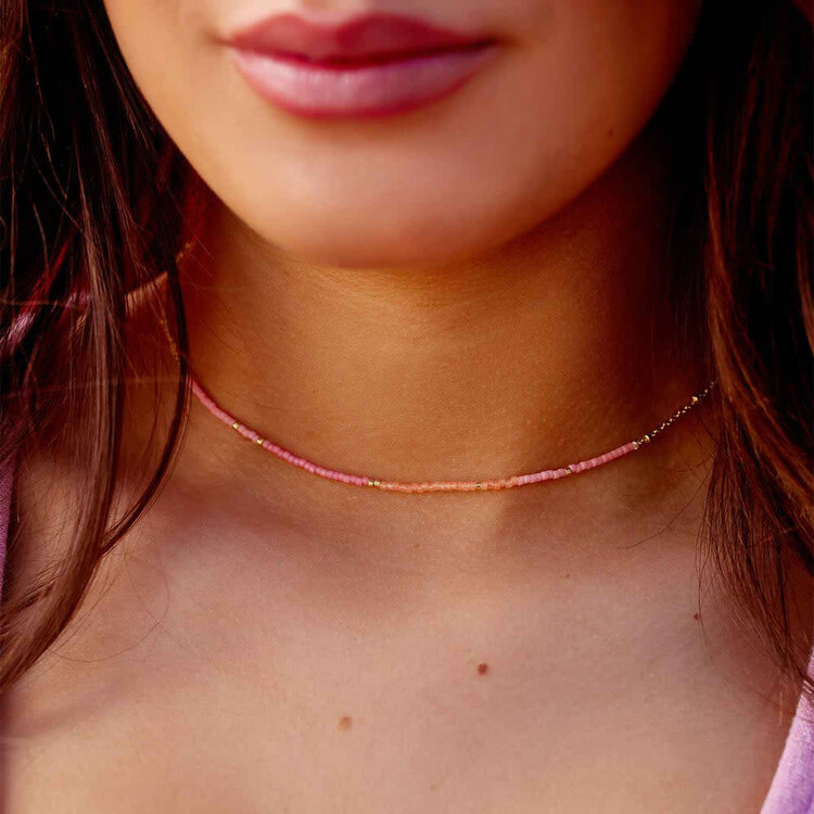 Pura Vida Pura Vida True Love Seed Bead Choker | Gold