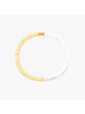 Pura Vida Pura Vida Seascape Vinyl Disc Stretch Bracelet | Cafecito