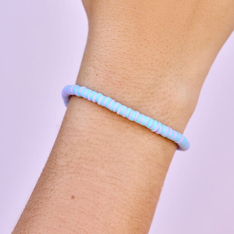 Pura Vida Pura Vida Seascape Vinyl Disc Stretch Bracelet | Surf's Up