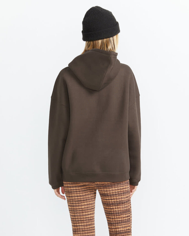 Volcom Volcom Stone Heart Up Hoodie (Womens) | Dark Chocolate