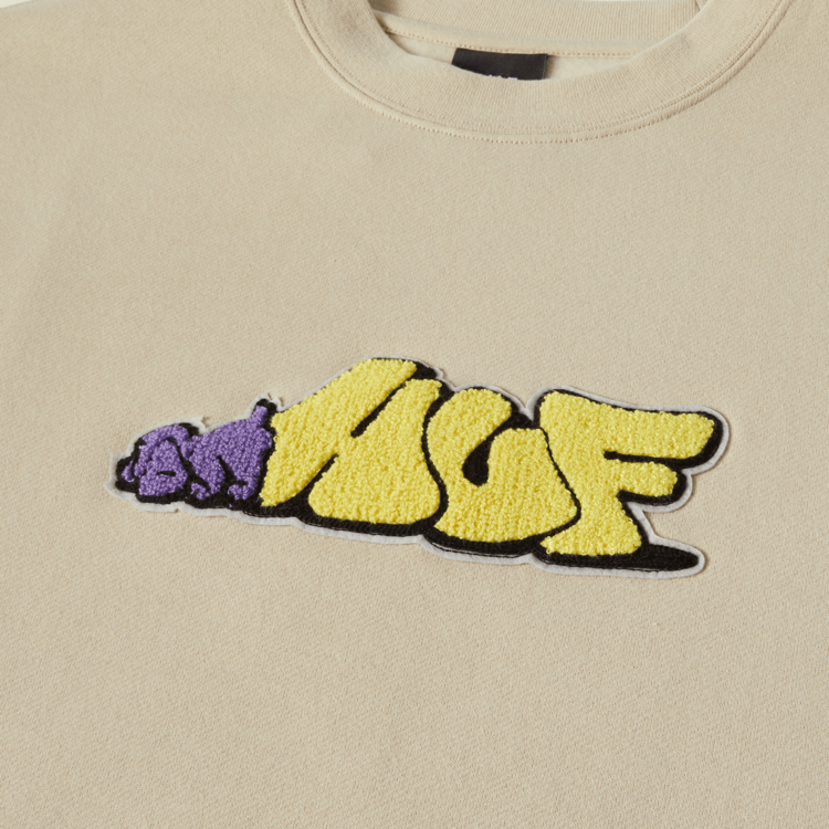Huf Huf Dog Sense Crewneck (Mens) | Stone