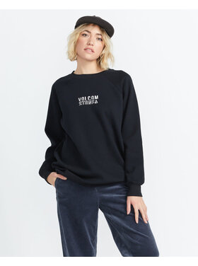 Volcom Volcom Stone Magic Bf Crew (Womens) | Black