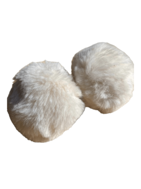 MDXONE MDXONE Pompoms W/ Elastics | White