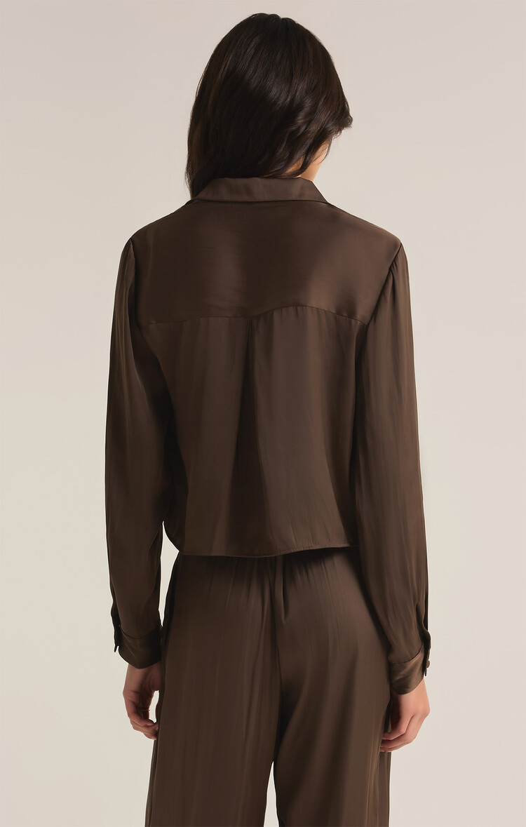 Z Supply Z Supply Sante Top | Dark Chocolate