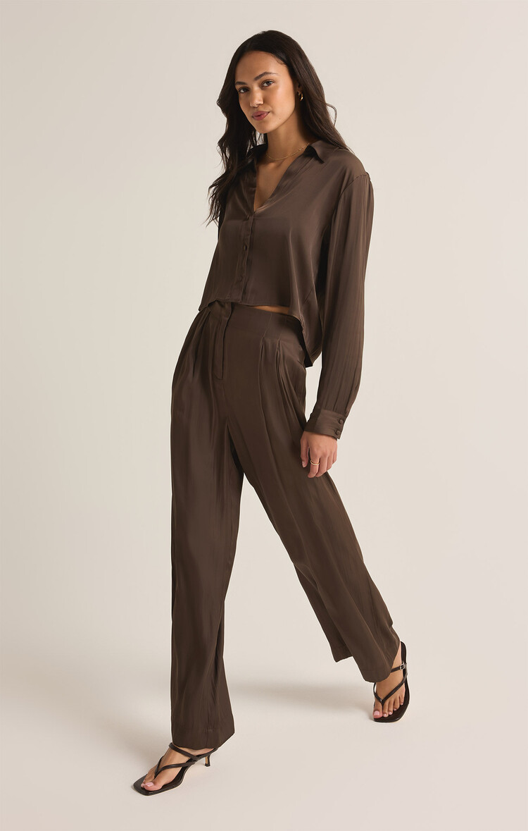 Z Supply Z Supply Sante Top | Dark Chocolate