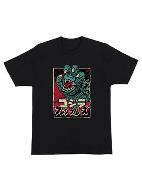 Santa Cruz Santa Cruz Godzilla Hand Front T-Shirt (Mens) | Black