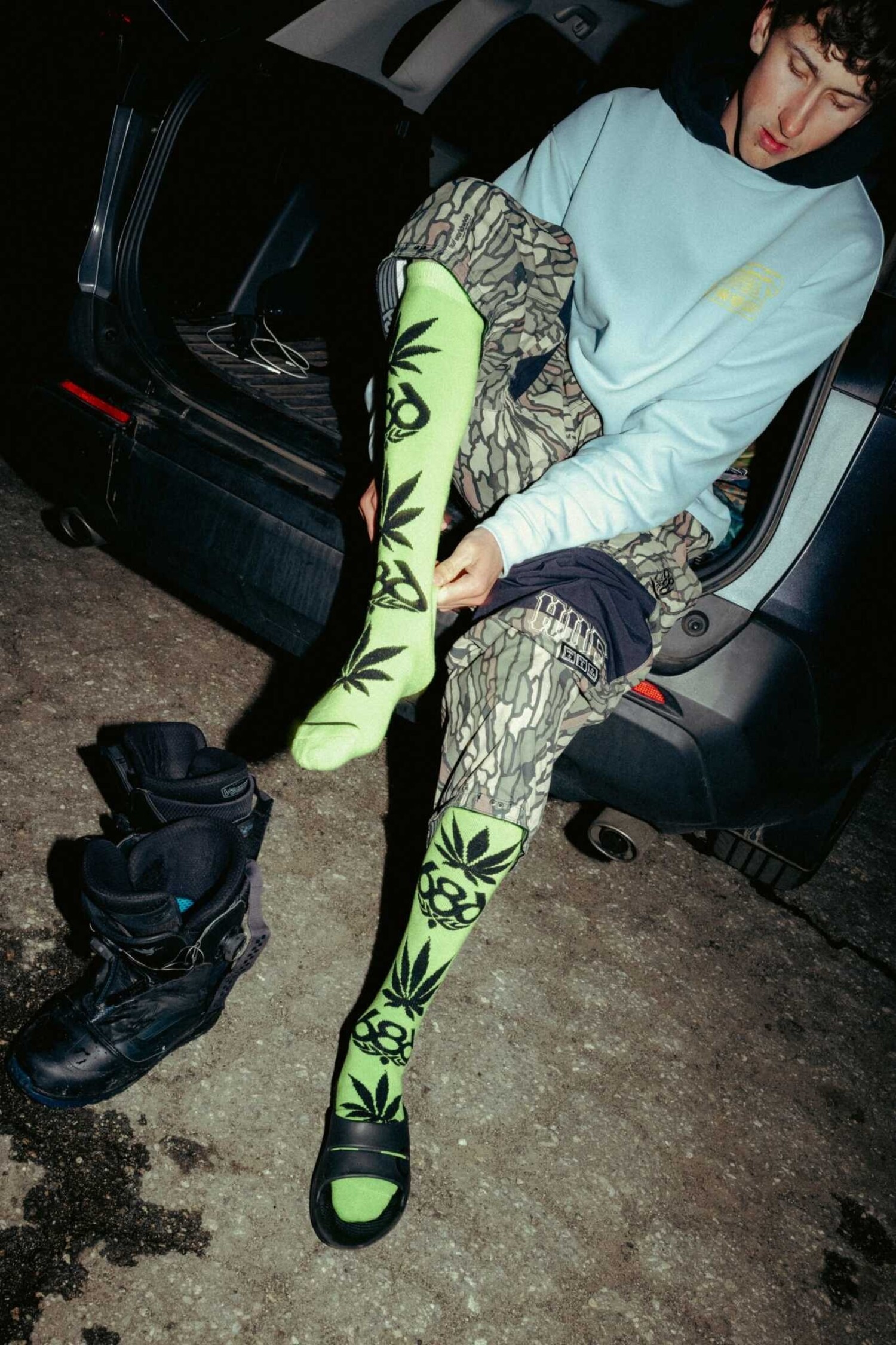686 Huf Socks -2Pk 2025 (Mens) | Assorted - The Drop Rideshop