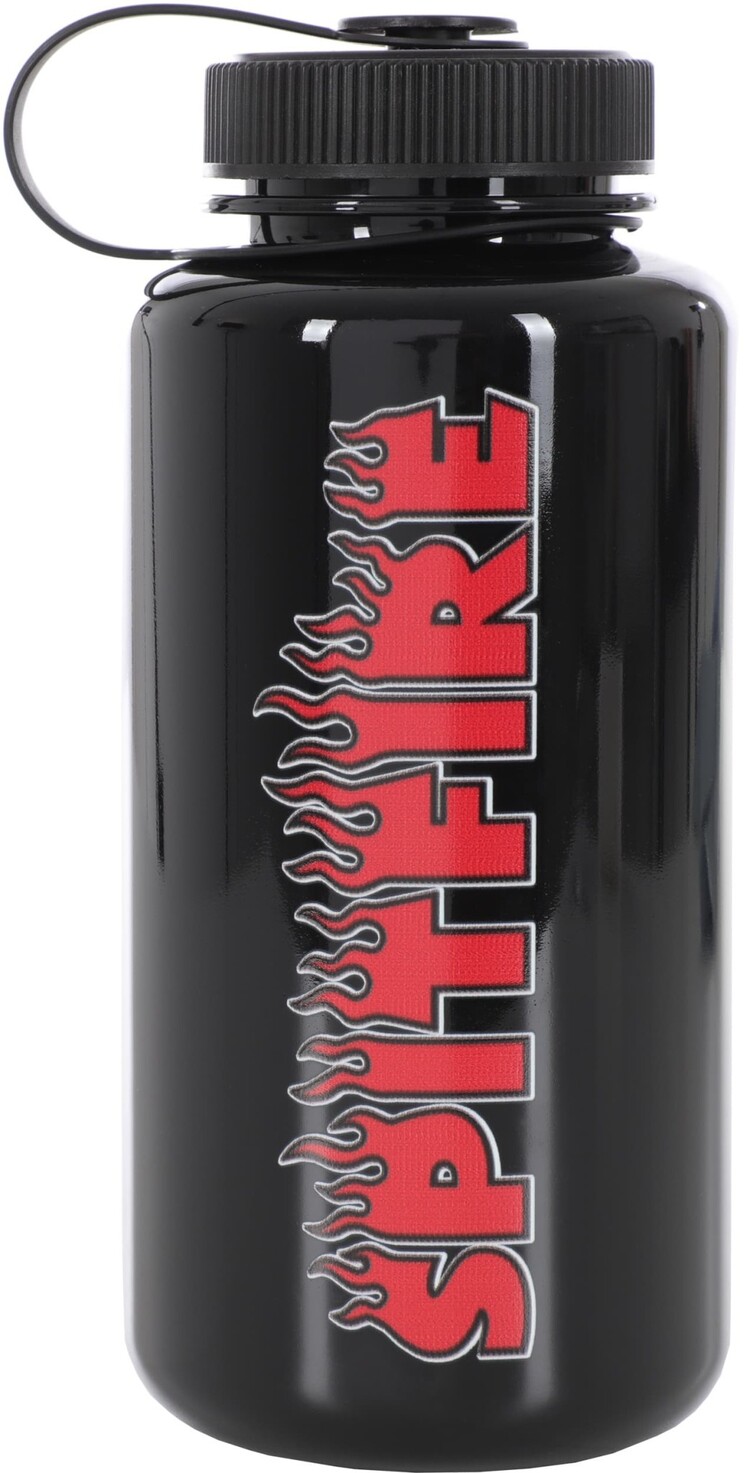Spitfire Spitfire Demonseed Script Water Bottle (Mens) | Opaque Black/Multi Prints
