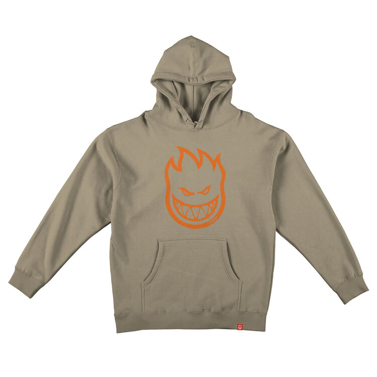 Spitfire Spitfire Bighead Pullover Hood (Mens) | Sandstone/Orange Print