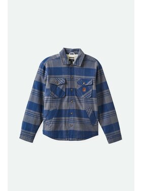 Brixton Brixton Durham Lined Jacket (Mens) | Washed Navy/Beige Plaid