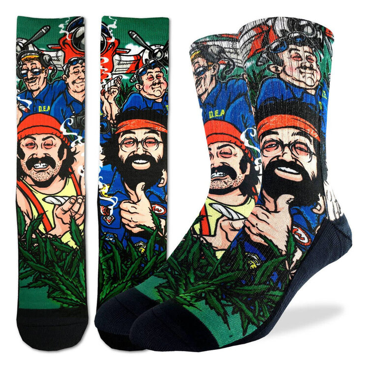 Good Luck Socks Good Luck Sock Cheech & Chong DEA Socks (Mens) | 8-13