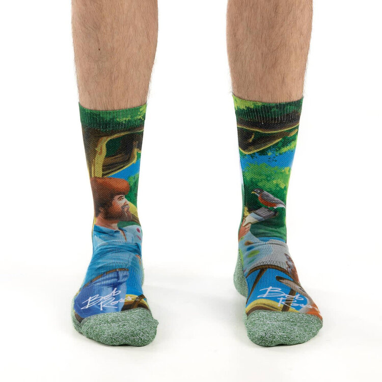 Good Luck Socks Good Luck Sock Bob Ross Painting Socks (Mens) | 8-13