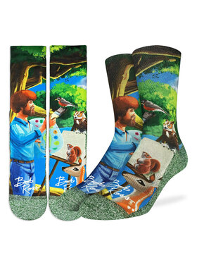 Good Luck Socks Good Luck Sock Bob Ross Painting Socks (Mens) | 8-13