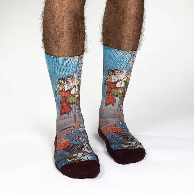 Good Luck Socks Good Luck Sock The Princess Bride Cliffs of Insanity Socks (Mens) | 8-13