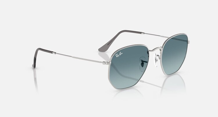 Ray Ban Ray Ban Hexagonal Flat Polished Silver | 003/3M51
