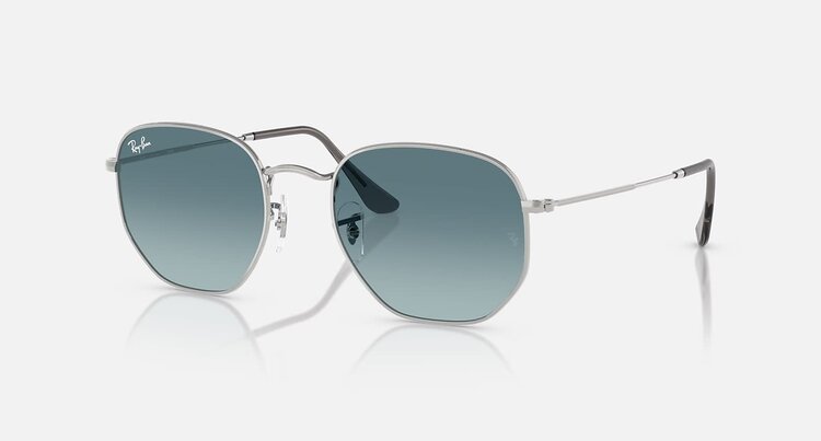Ray Ban Ray Ban Hexagonal Flat Polished Silver | 003/3M51
