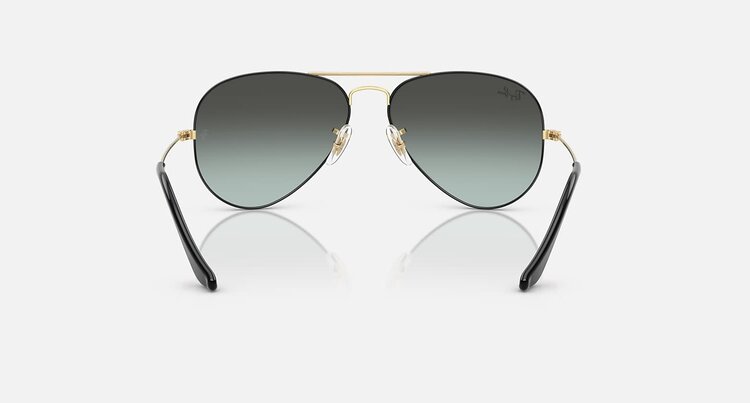 Ray Ban Ray Ban Aviator Large Metal Black On Arista | Blue Vintage/Black