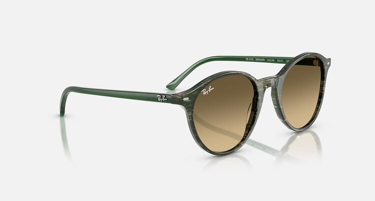Ray Ban Ray Ban Bernard Transparent Shade Fantasy Green | Brown
