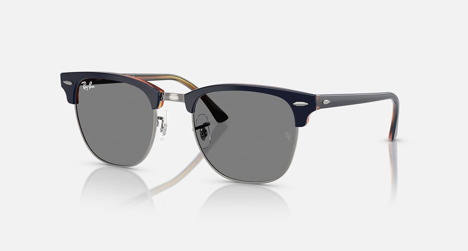 Ray Ban Clubmaster Classic Gunmetal Blue | 1278B149 - The Drop