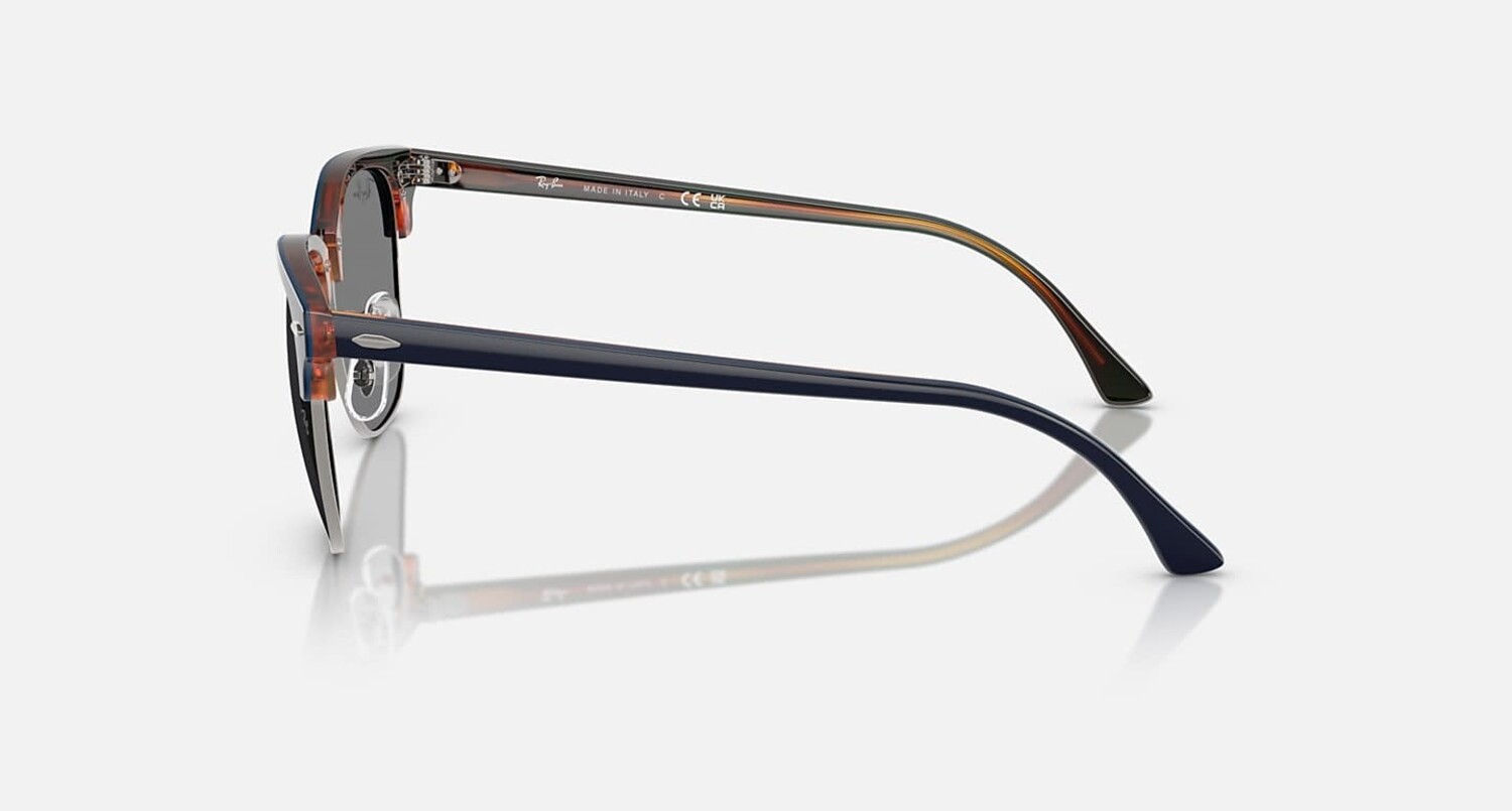 Ray Ban Clubmaster Classic Gunmetal Blue | 1278B149 - The Drop