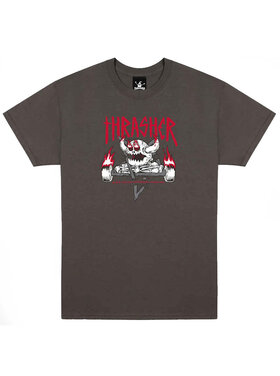 Thrasher Thrasher X Toy Machine Monster-Gram Tee (Mens) | Charcoal