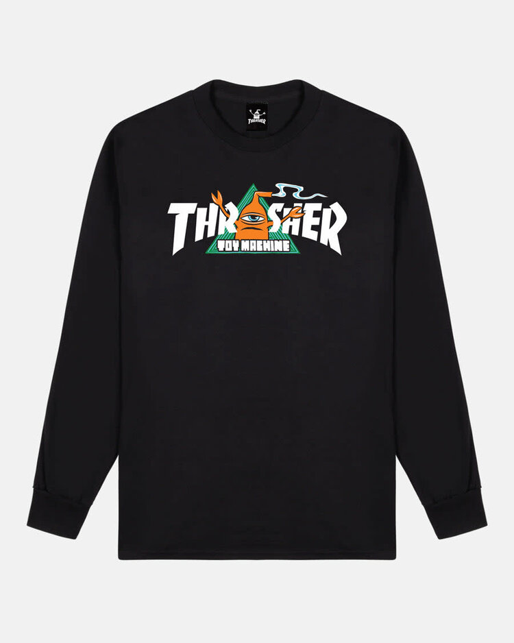 Thrasher Thrasher X Toy Machine Vortex L/S (Mens) | Black