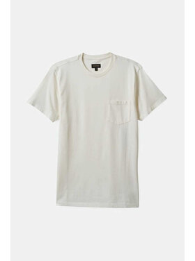 Brixton Brixton Vintage Reserve S/S Pkt Tee (Mens) | Off White Sol Wash