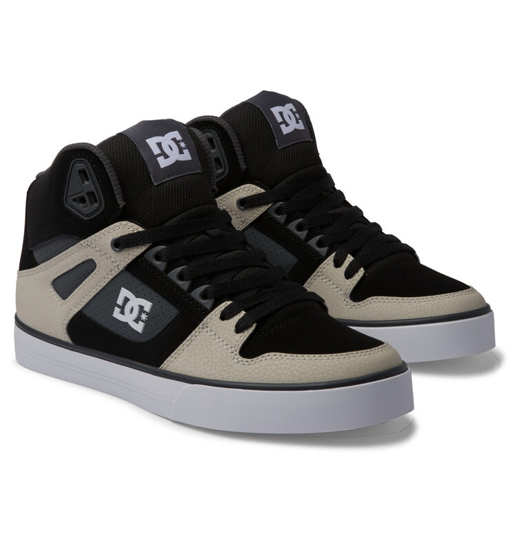 DC Dc Pure High-Top (Mens) | Black/Grey/Brown
