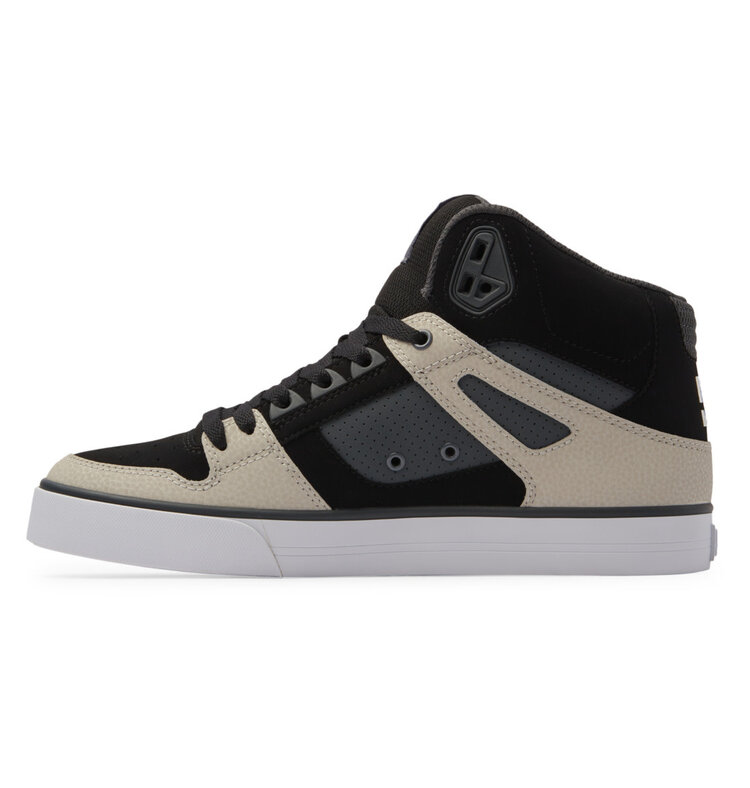 DC Dc Pure High-Top (Mens) | Black/Grey/Brown