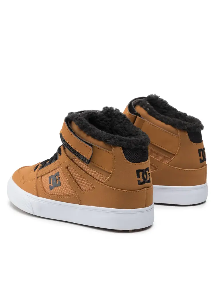 DC Dc Pure High-Top Winterized Ev (Youth) | Brown/Wheat