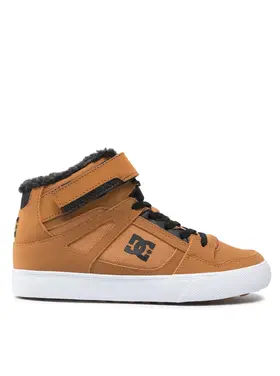 DC Dc Pure High-Top Winterized Ev (Youth) | Brown/Wheat