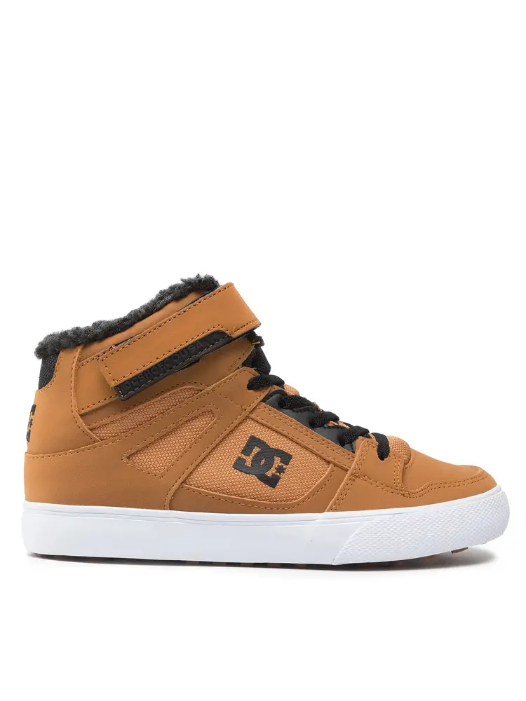 DC Dc Pure High-Top Winterized Ev (Youth) | Brown/Wheat
