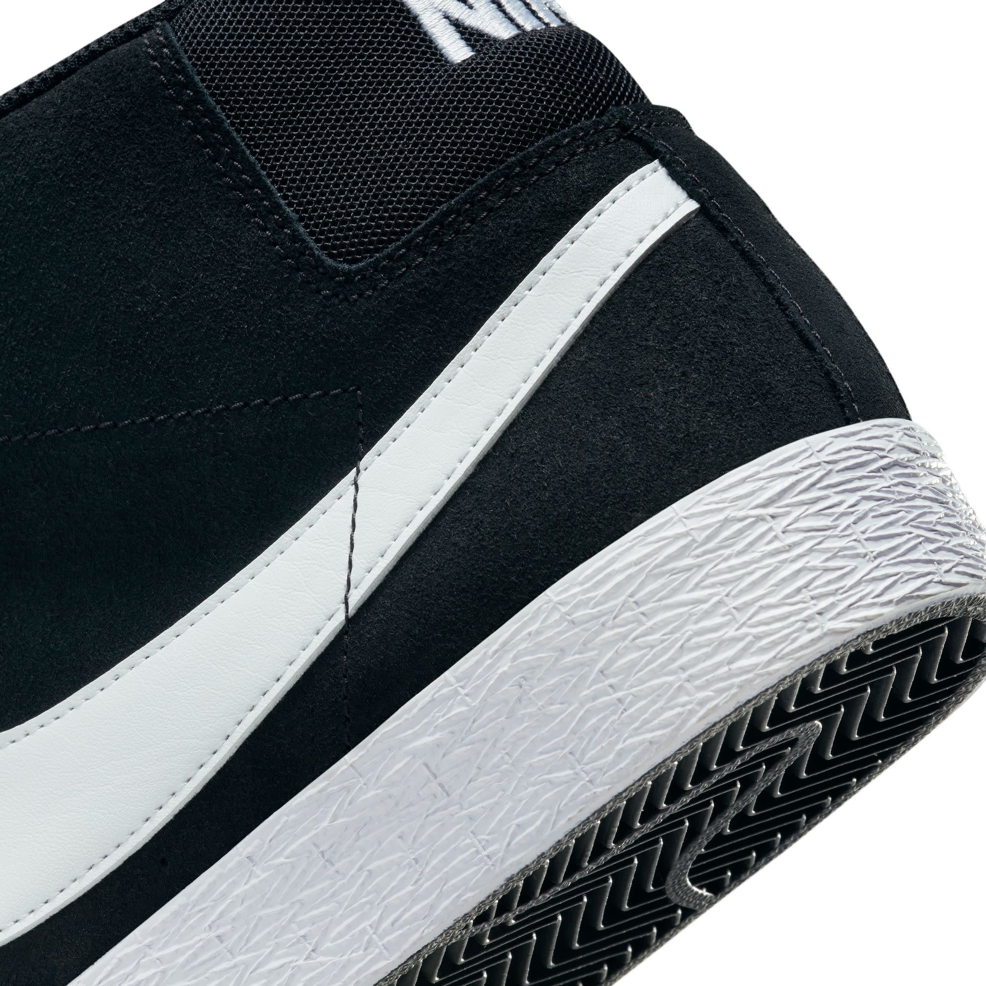Nike Sb Zoom Blazer Mid Unisex Black White S3 Boardshop