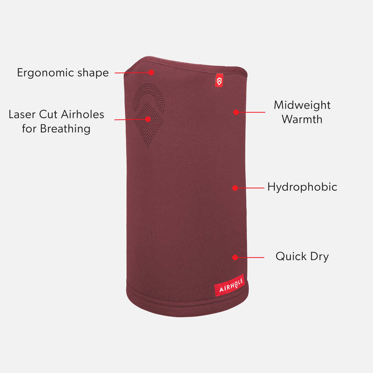 Airhole Airhole Polarfleece Airtube Ergo 2026 (Unisex) | Maroon