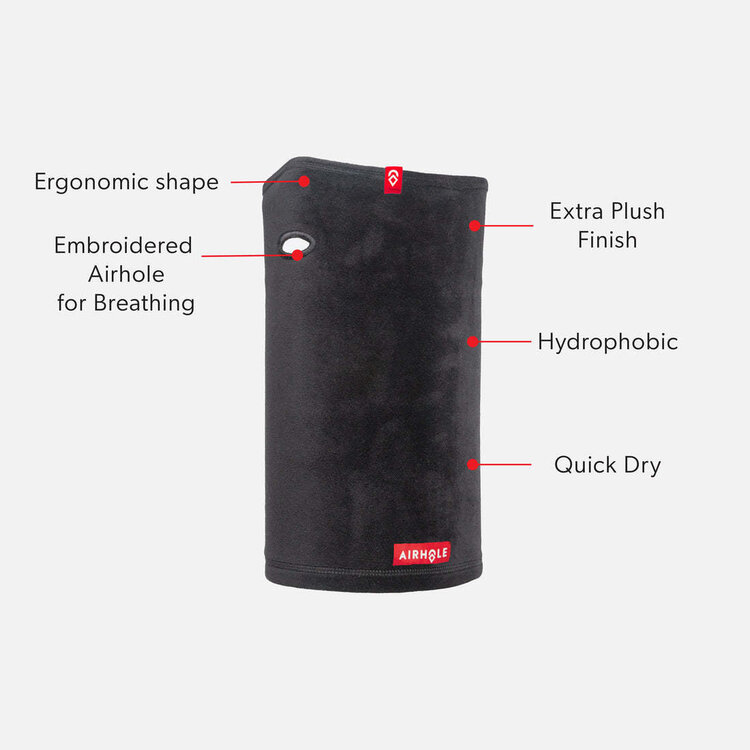 Airhole Airhole Milk Fleece Airtube Ergo 2026 (Youth) | Black