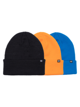686 686 Standard Roll Up Beanie-3Pk (Mens) 2026 | Bright Pop