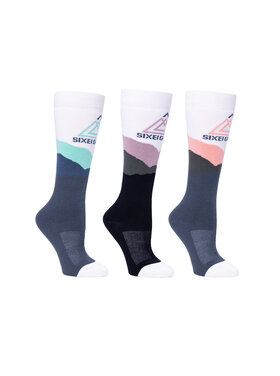 686 686 Layers Sock-3Pk (Womens) 2026 | Blue/Nectar/Dusty