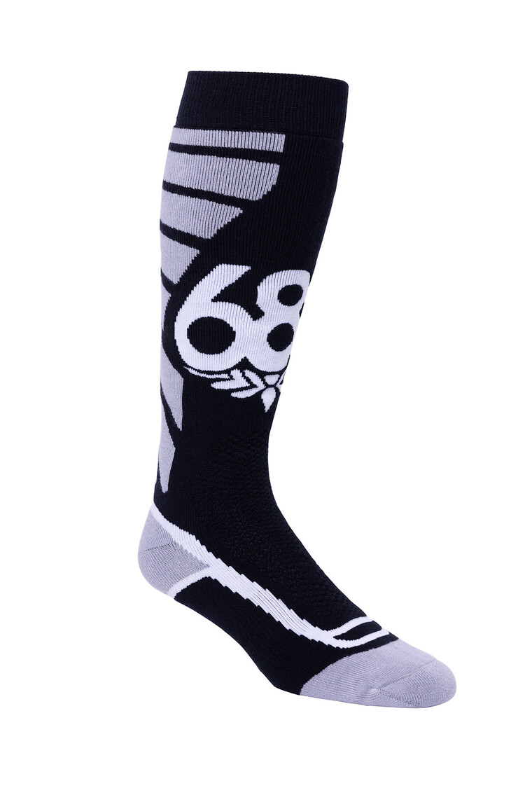 686 686 Strike Sock-3Pk (Mens) 2026 | Black/White/Cypress