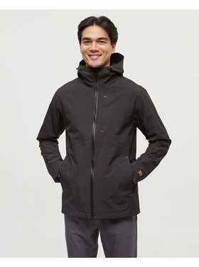 Tentree Tentree Nimbus Rain Jacket (Mens) | Meteorite Black