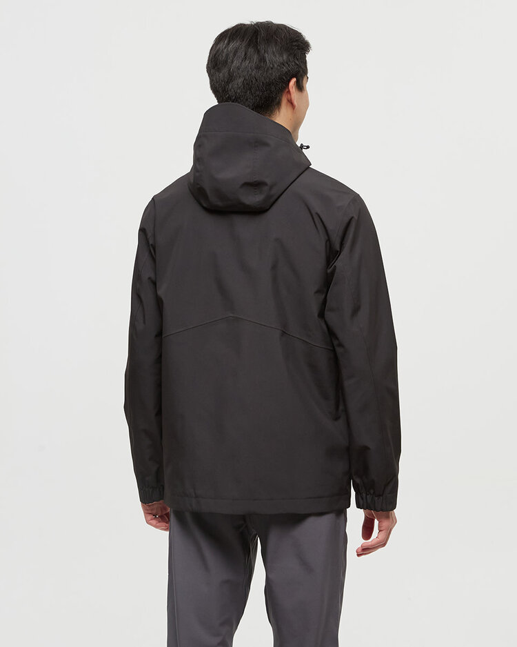Tentree Tentree Nimbus Rain Jacket (Mens) | Meteorite Black