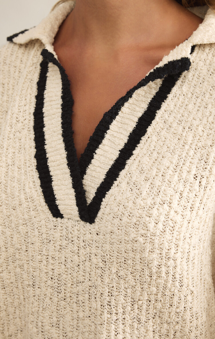 Z Supply Z Supply Hammond Polo Sweater | Natural