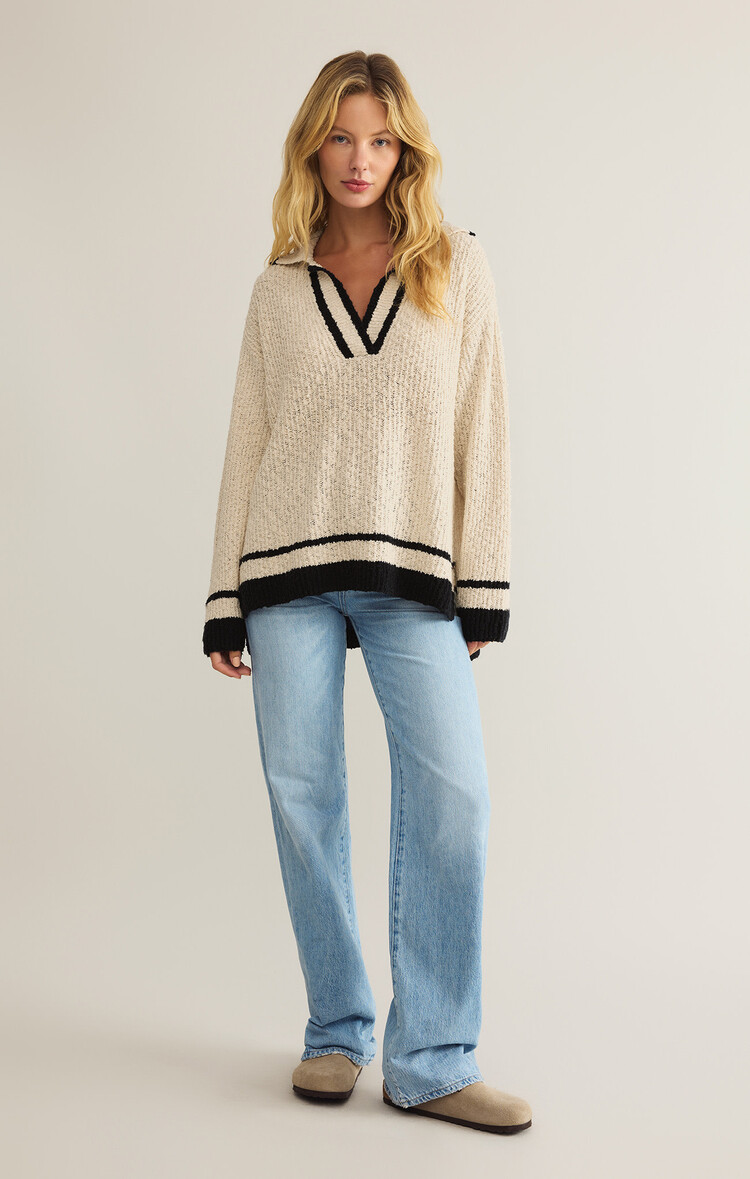 Z Supply Z Supply Hammond Polo Sweater | Natural