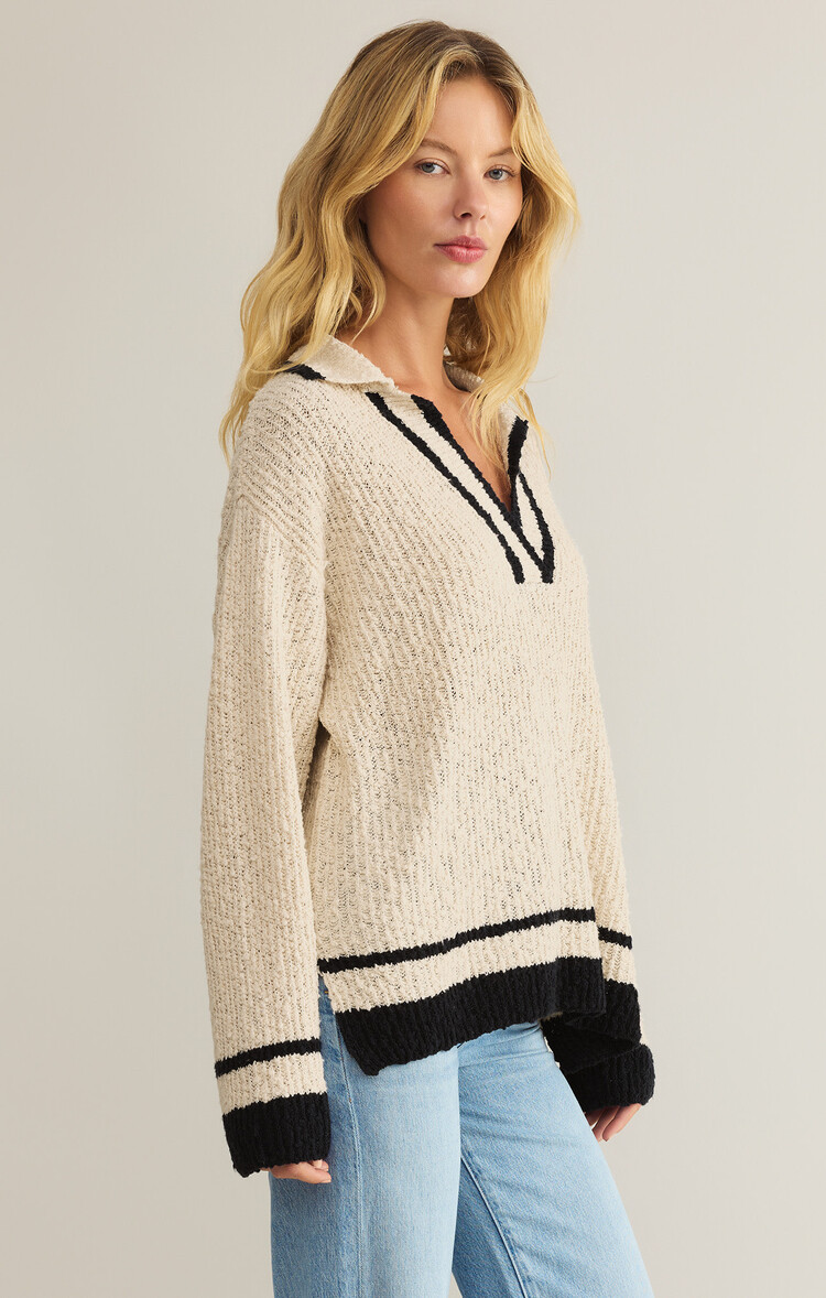 Z Supply Z Supply Hammond Polo Sweater | Natural