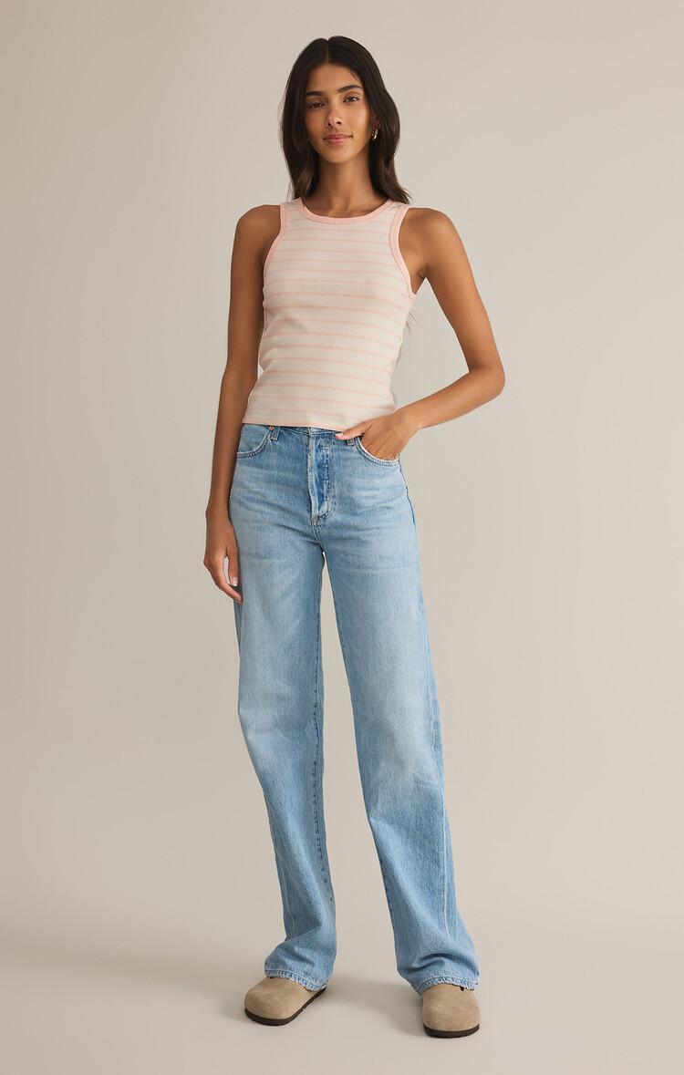 Z Supply Z Supply Hadley Striped Tank | Pink Salt