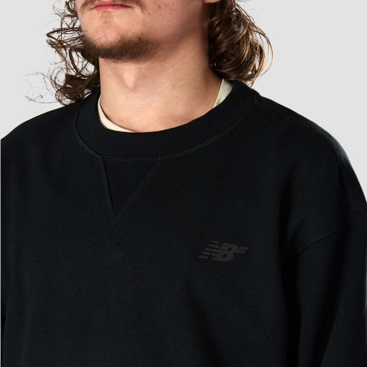 New Balance New Balance French Terry Crew (Mens) | Black