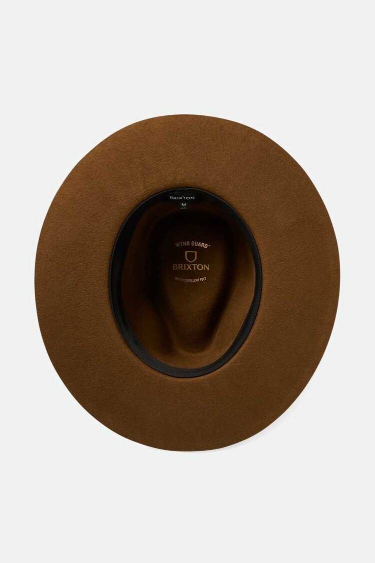 Brixton Brixton Hawkins Wthr Guard Cowboy Hat (Unisex) | Coffee